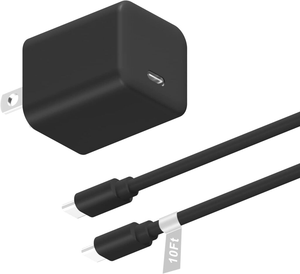 10Ft Fast Charger Intended for Amazon Fire Max 11 Tablet-13th Genration (2023 Release),20W Power Adapter with 10Ft USB C Cable