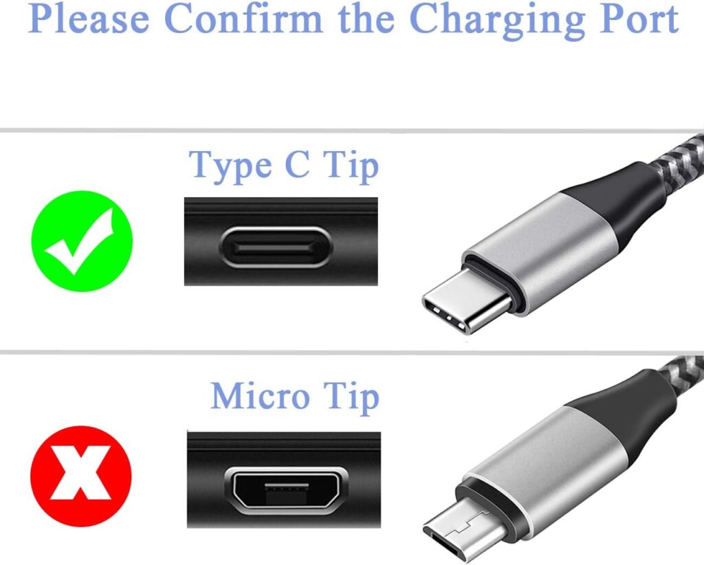 6Ft + 10Ft USB-C Charging Cords for Samsung Galaxy Tab A7 10.4 8.7; A8 10.5 Tab A 10.1”2019, Tab S8 S7 S6 S5e S4, Tab A 8.0, 8.4, 10.5 SM-X200/700/800, T500/220/510/380/307 Tablet Charger Cables