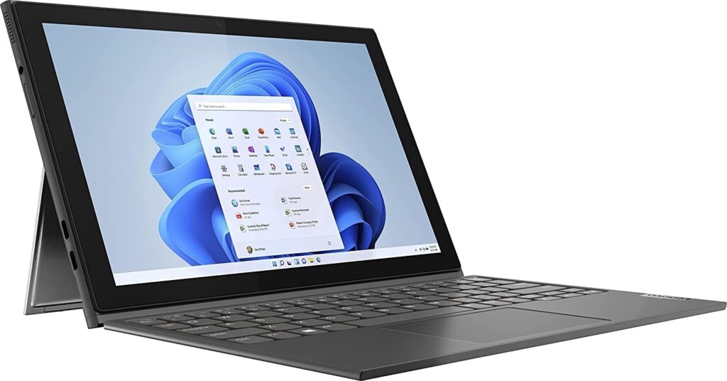 Lenovo 2022 Newest Tablet Duet 3i | 10.3 inch FHD Touchscreen | Intel Celeron N4020 | 4G Memory | 64GB eMMC | Windows 11 S | Keyboard Included, Gray