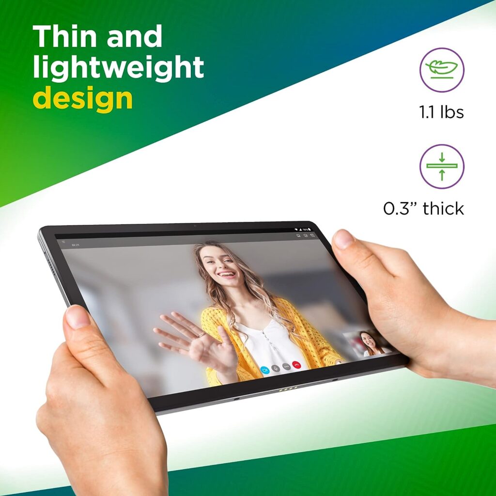 Lenovo Tab P11 Plus (1st Gen) - 2021 - Tablet - Long Battery Life - 11 LCD - MediaTek Octa-Core Processor - 4GB Memory - 128GB Storage - Android 11 - Bluetooth  Wi-Fi