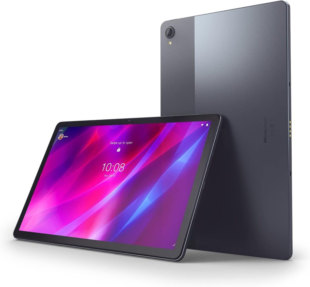 Lenovo Tab P11 Plus (1st Gen) - 2021 - Tablet - Long Battery Life - 11 LCD - MediaTek Octa-Core Processor - 4GB Memory - 128GB Storage - Android 11 - Bluetooth  Wi-Fi