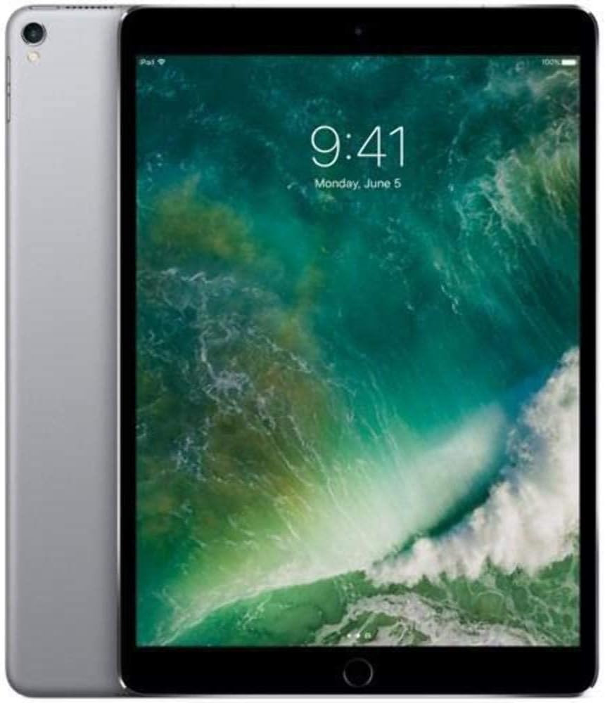 Mid 2017 Apple 10.5 inches iPad Pro (256GB, Wi-Fi + 4G LTE, Space Gray) (Renewed)