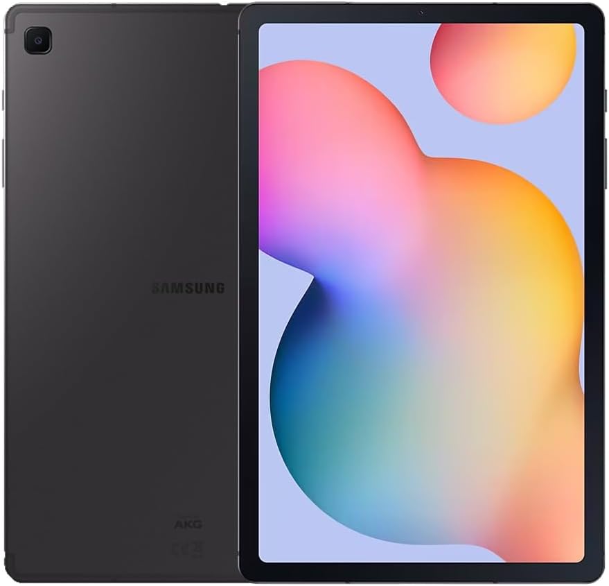 SAMSUNG Galaxy Tab S6 Lite 10.4 64GB Android Tablet, S Pen Included, Slim Metal Design, AKG Dual Speakers, Long Lasting Battery, US Version, 2020, Oxford Gray