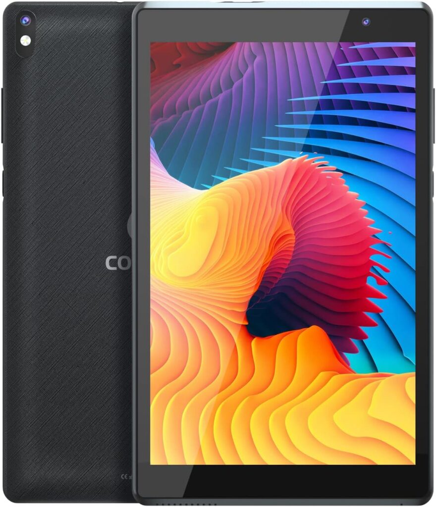 Tablet Android 11 Tablets, 8 inch Tablet 2GB RAM, 32GB ROM Support 512GB Expand Computer Tablet PC, Quad-Core Processor, IPS Touch Screen, 2+5MP Dual Camera, 4300mah Battery, Wifi Tableta (Black)