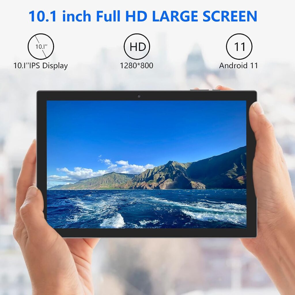 Tablet With Keyboard 2 in 1 Tablet 10 Inch Android Tablets Set include Bluetooth Keyboard/Mouse/Case/Stylus/Tempered Film, 64GB+2GB WIFI 8MP Dual Camera Android 11 Tableta 6000mAh Battery 10.1 Tab PC