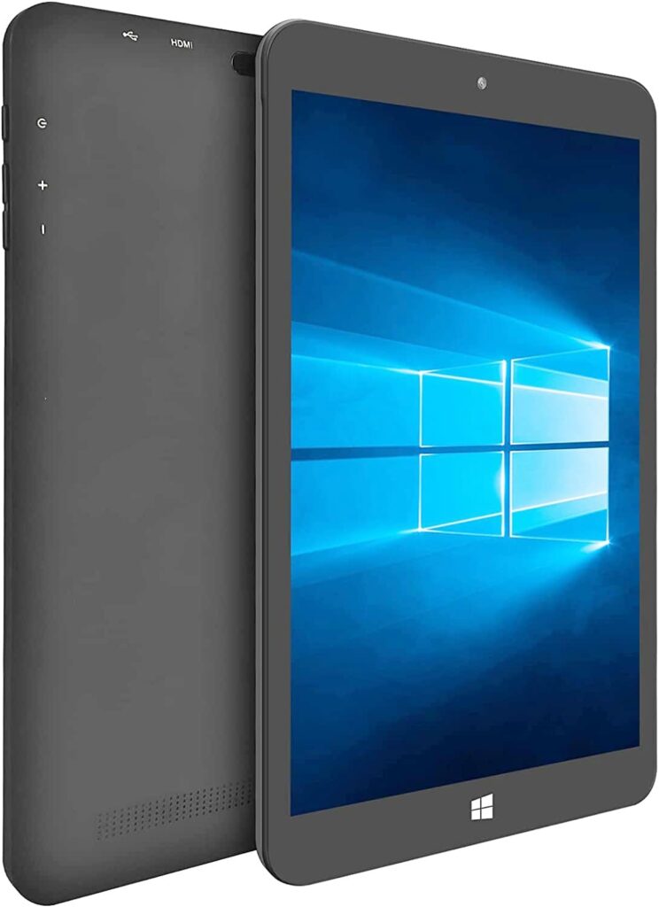 Windows 10 Pro Tablets, 8inch Quad Core CPU 64GB Storage 128GB Expand PC Computer, 1280 x 800 IPS HD Touchscreen, WiFi, 4000mAh Battery, Bluetooth 4.0(Without A Product Key)