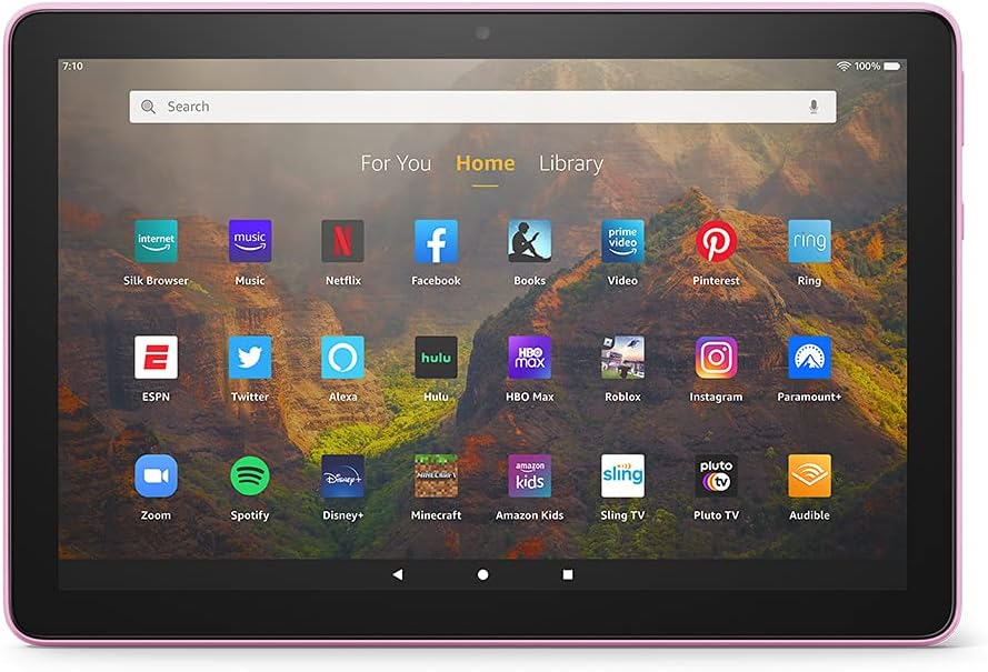 Amazon Fire HD 10 tablet, 10.1, 1080p Full HD, 32 GB, (2021 release), Black