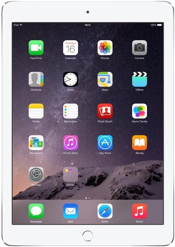 Apple iPad Air 2 MH2N2LL/A (64GB , Wi-Fi + 4G, Silver) NEWEST VERSION (Renewed)