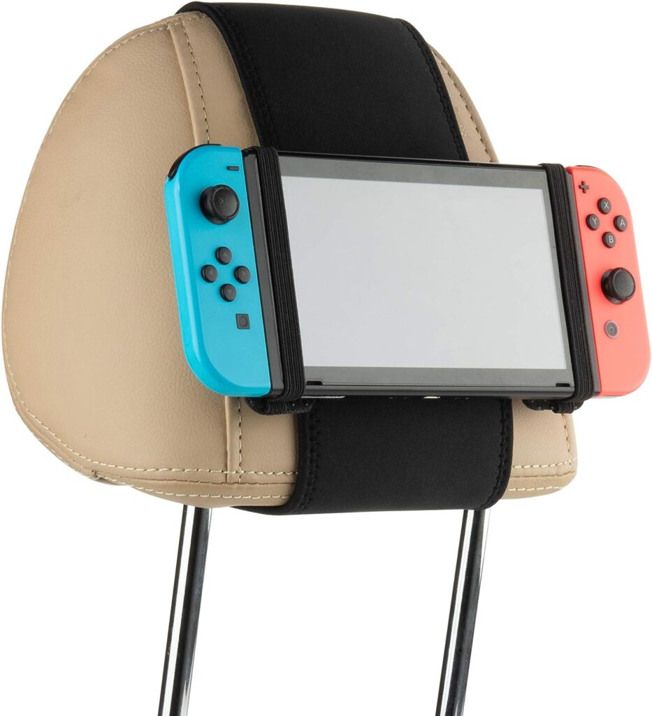 Cosmos Car Headrest Mount Holder Seat Mount Holder Compatible with Nintendo Switch and Other Mini Tablets