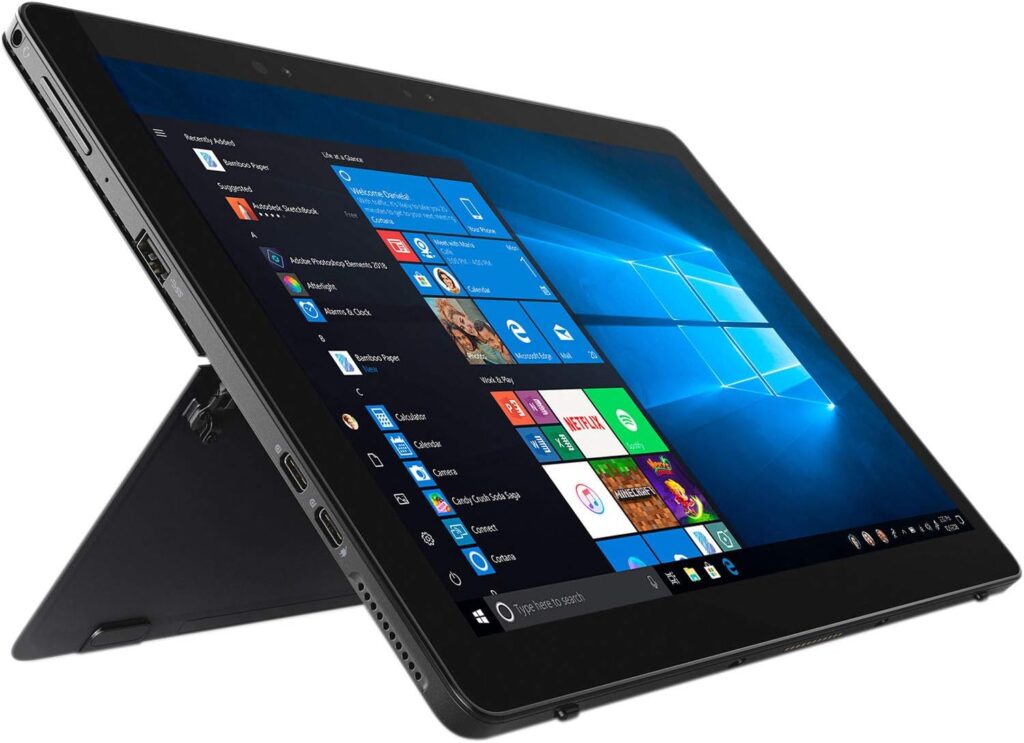 Dell Newest 8th Gen Latitude 5290 Tablet 2-in-1 PC, Intel Core i7-8650U Processor, 16GB Ram, 256 GB M.2 Solid State Drive, Dual Camera, WiFi  Bluetooth, USB 3.1 Gen 1, Type C Port, Win 10 (Renewed)