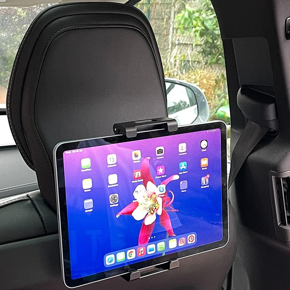 SmartProduct Car Tablet Holder compatible for Volvo XC90 XC60 V90 V60 S90 S60 (model 2017 or newer), Back Seat Headrest Mount compatible with all iPad Pro Air Mini, Galaxy Tabs, 4.7-12.9 Tablets