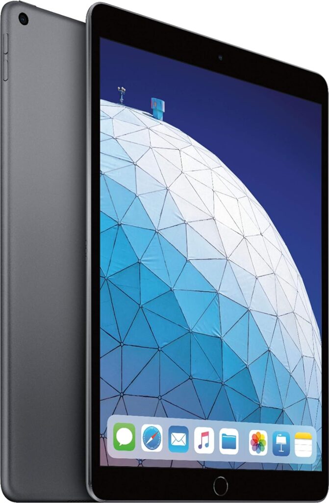 2019 Apple iPad Air (10.5-inch, WiFi, 64GB) - Space Gray (Renewed Premium)