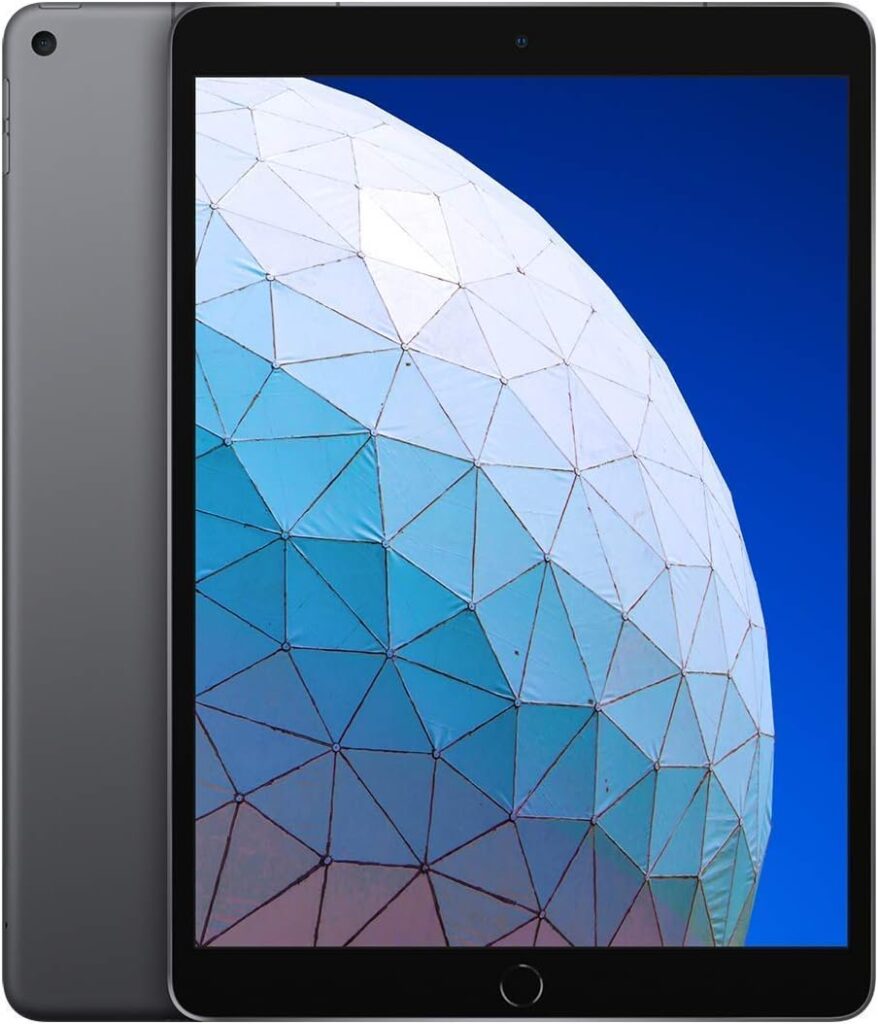 2019 Apple iPad Air (10.5-inch, WiFi, 64GB) - Space Gray (Renewed Premium)