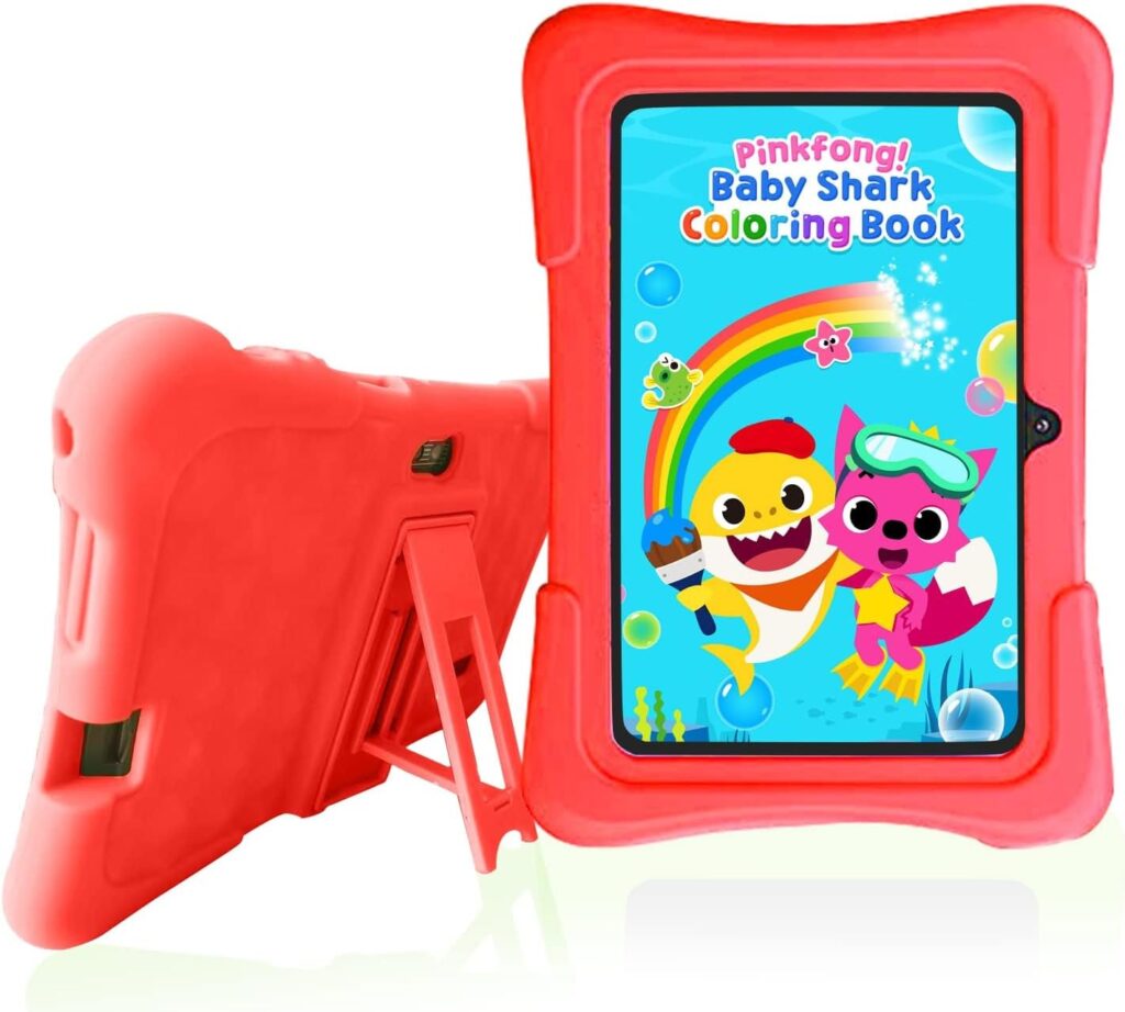 Amazon.com : COLORROOM 7 inch Tablet for Kids 2GB 32GB Android 11 Preinstalled Parent Control Children Education Toddler Tablet with Shockproof Case,Bluetooth, WiFi, GMS Certified, Dual Camera (Red) : Electronics