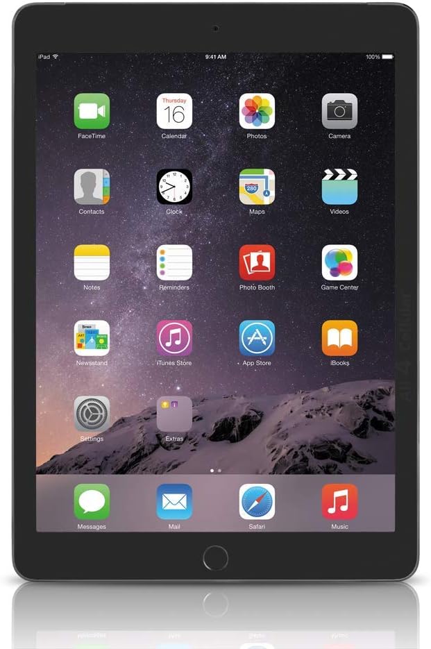 Apple iPad Air 2 MH2M2LL/A (64GB , Wi-Fi + 4G, Space Gray) VERSION (Renewed)