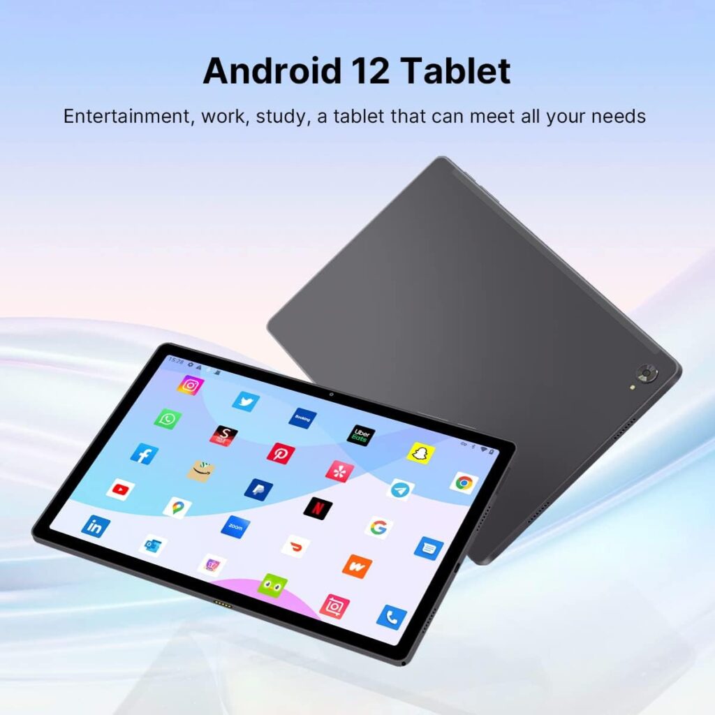 ApoloSign Android Tablet, 10.51-inch Tablet, 6GB RAM+128GB ROM with Dual Camera(5+13MP),1200 * 1920FHD IPS Screen,Dual-Band WiFi (2.4GHz 5GHz) and Bluetooth 5.0, 7500mAh Battery,(Space Gray)