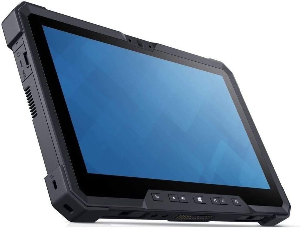 Dell Latitude 7212 Rugged Extreme Tablet Pc, 11.6inch FHD (1920X1080) Intel i5 2.40GHz Processor, 16GB RAM, 256 GB Solid State Drive, Web Camera, WiFi  Bluetooth, Windows 10 Professional (Renewed)