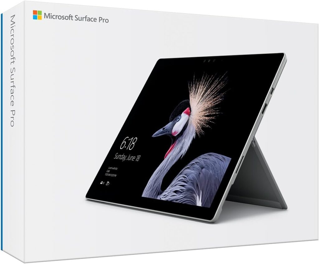 Microsoft Surface Pro (5th Gen) (Intel Core i5, 8GB RAM, 128GB) with Platinum Cover Newest Version