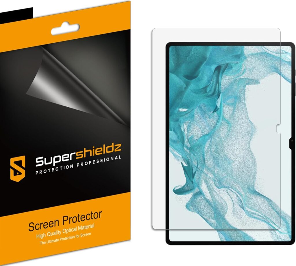 Supershieldz (3 Pack) Designed for Samsung Galaxy Tab S9 Ultra (14.6 inch) Screen Protector, High Definition Clear Shield (PET)