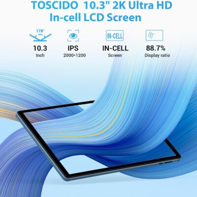 TOSCiDO Tablet 2023 Android 12 Review