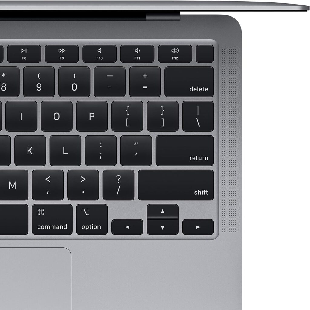 Apple 2020 MacBook Air Laptop M1 Chip, 13” Retina Display, 8GB RAM, 256GB SSD Storage, Backlit Keyboard, FaceTime HD Camera, Touch ID. Works with iPhone/iPad; Space Gray