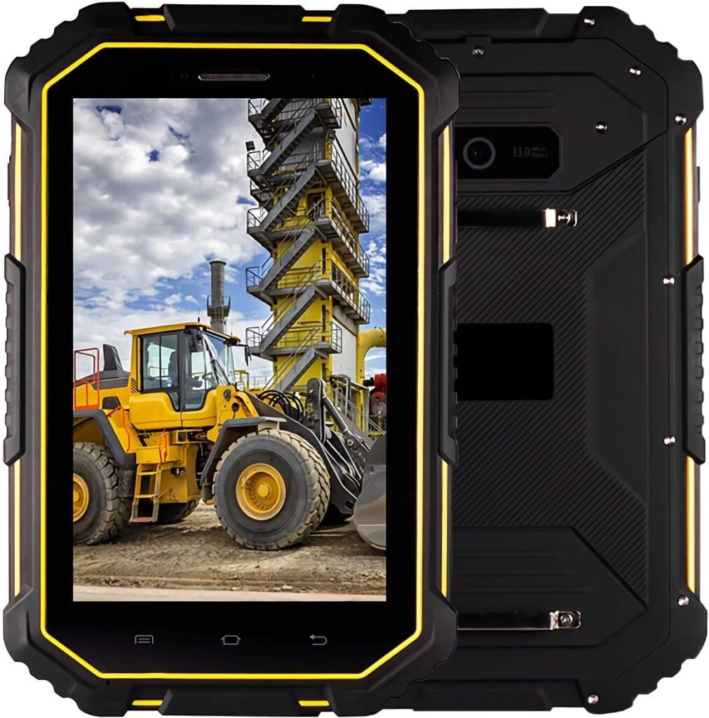 Bix Rugged Android Tablet, 7 IP67 Water Resistant Ruggedized Tablet with Octa-Core CPU,Android 9.0, 4GB RAM,64GB Storage, Wi-Fi, 13 Mega Camera,Waterproof Tablet for Enterprise Mobile Field Work