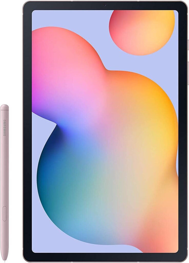 SAMSUNG Galaxy Tab S6 Lite 10.4 64GB Android Tablet, LCD Screen, S Pen Included, Slim Metal Design, AKG Dual Speakers, 8MP Rear Camera, Long Lasting Battery, US Version, 2022, Angora Blue