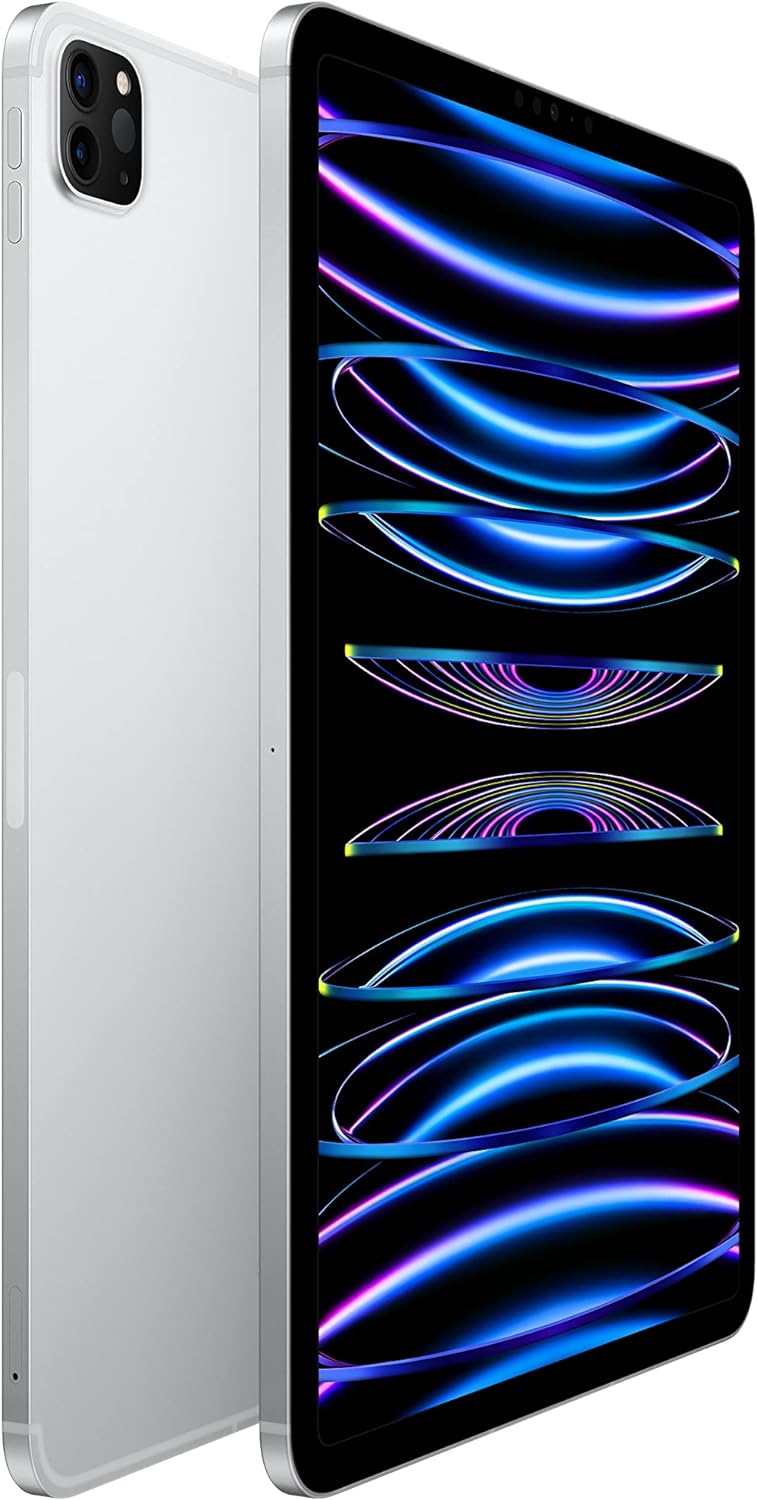 2022 Apple iPad Pro (11-inch, Wi-Fi + Cellular, 128GB) - Space Gray (Renewed)