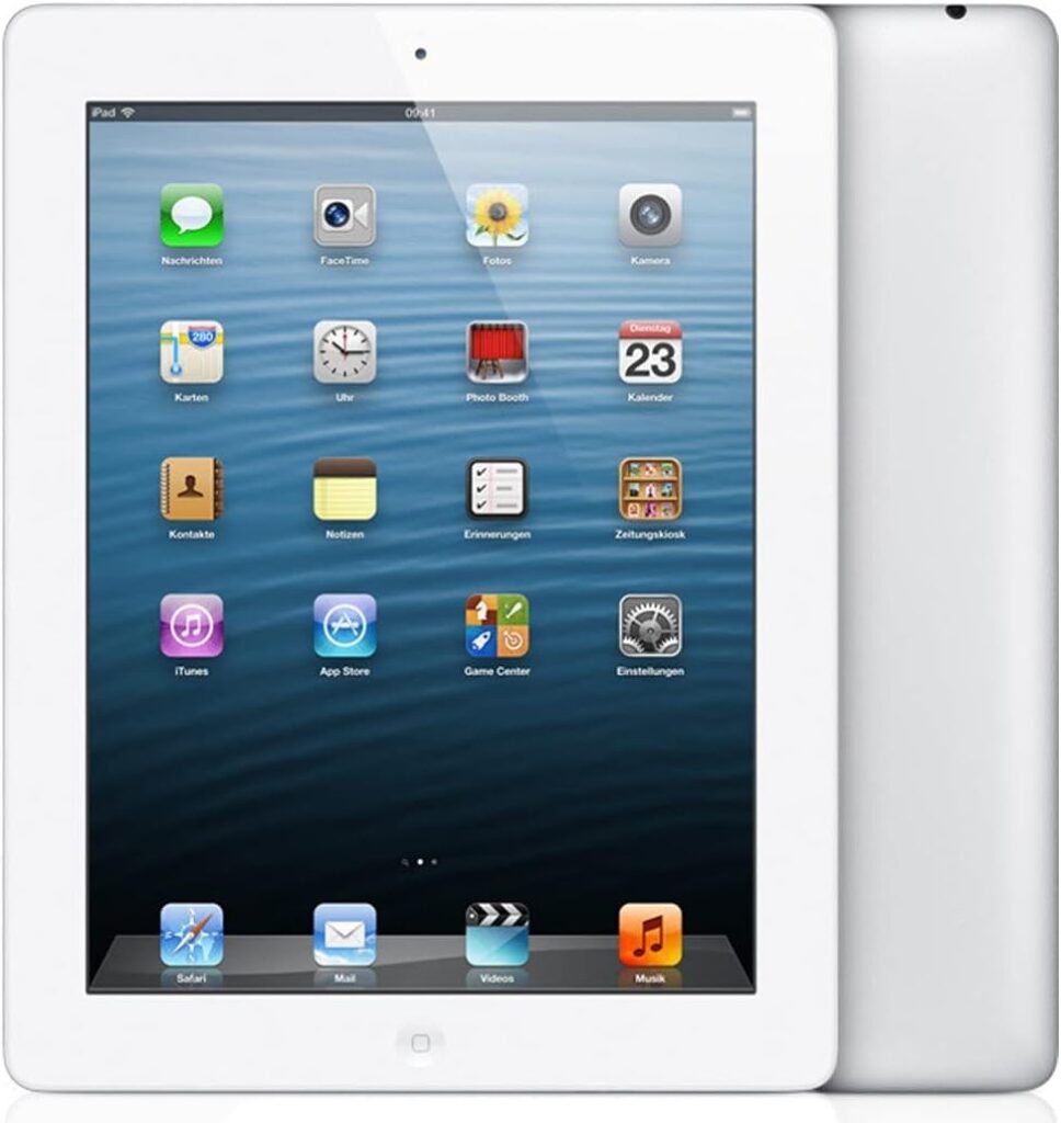 Apple iPad with Retina Display MD513LL/A (16GB, Wi-Fi, White) 4th Generation (Renewed)