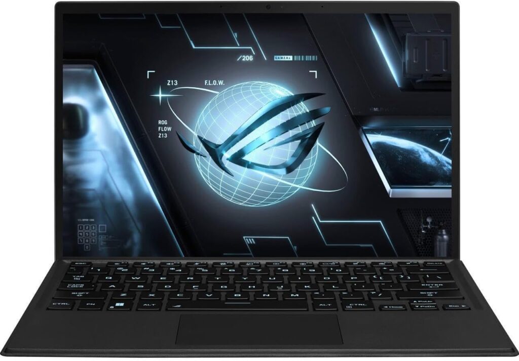 ASUS ROG Flow Z13 Gaming Laptop Tablet, 13.4 FHD+ WUXGA 120Hz Touchscreen, 12th Gen Intel Core i9-12900H, 16GB Ram, 1TB SSD, nVidia GeForce RTX 3050 Ti, FPReader, Webcam, Windows 11, XPI Bundle