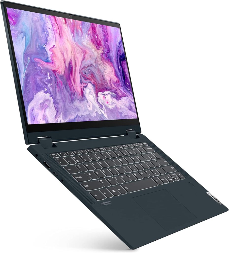 Lenovo 82HU0159US, Ideapad Flex 5-2022 - Everyday Notebook - 2-in-1 Laptop - Windows 11-14 Full HD Touchscreen - 4 GB Memory - 128 GB Storage - AMD Ryzen 3 - Abyss Blue