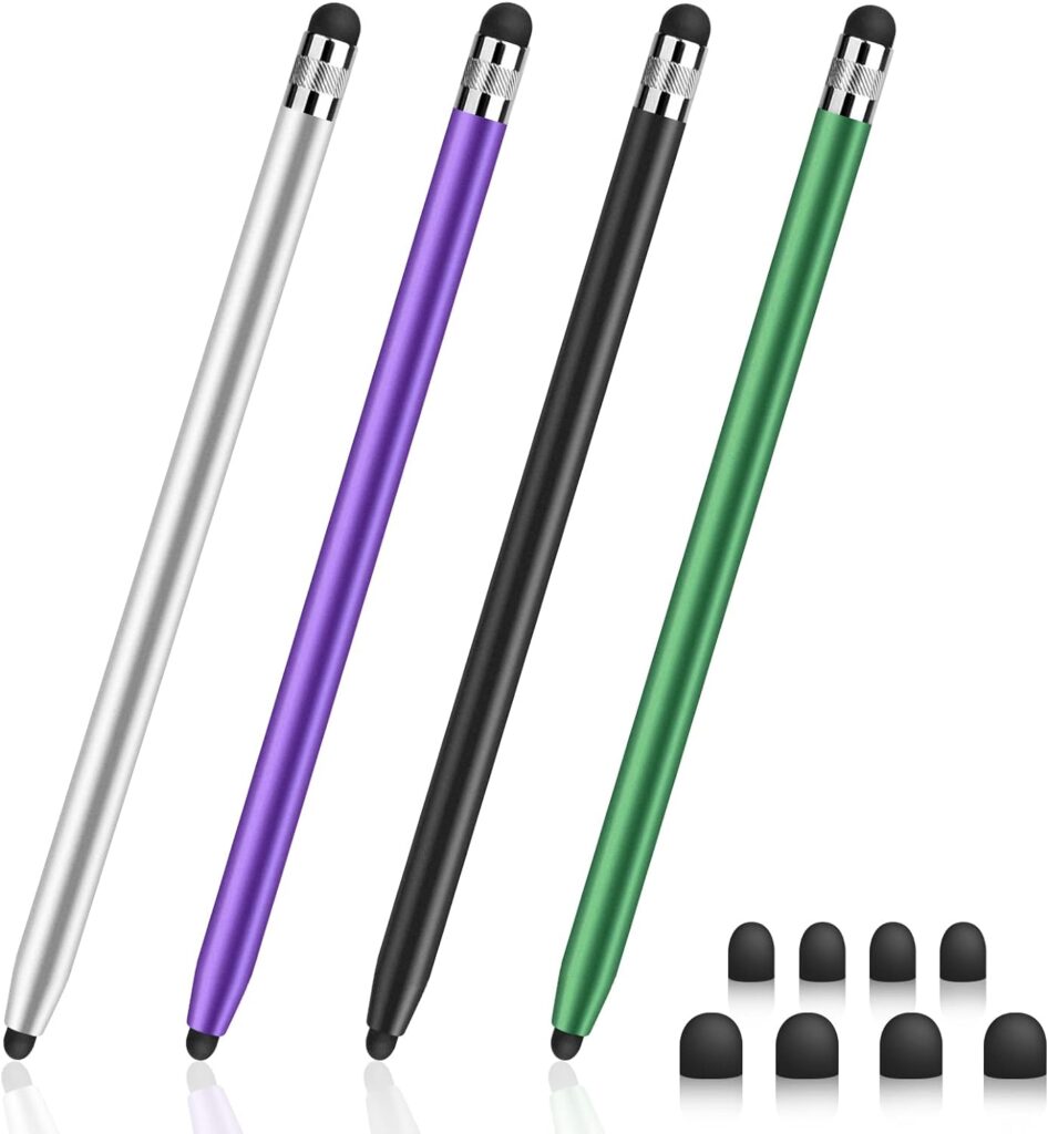 Stylus for Touch Screens, Digiroot 4-Pack Stylus Pens High Sensitivity  Precision Capacitive Stylus for iPhone/iPad Pro/Tablets/Samsung/Galaxy/PC……