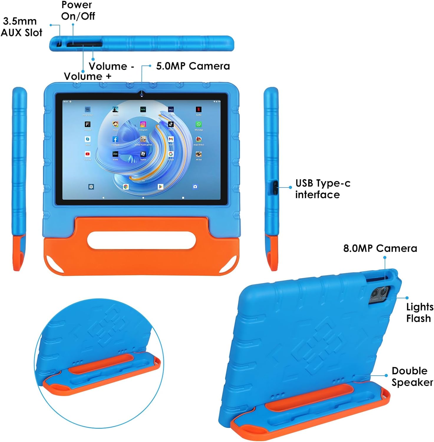 Kids Tablet 10 inch Android 13 Review – Tablet Wizards