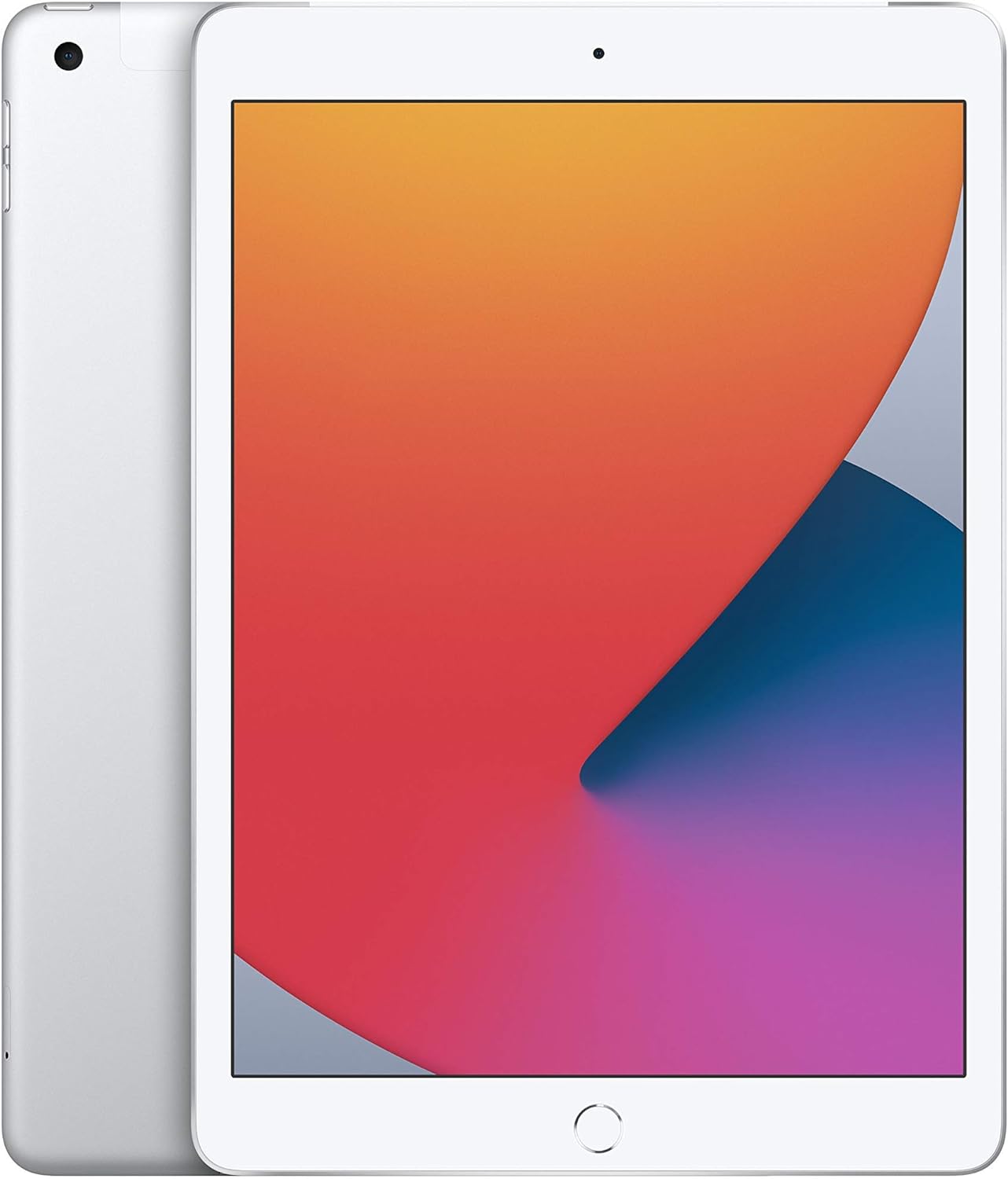 2020 Apple iPad (10.2-inch, WiFi + Cellular, 32GB) - Silver (Renewed Premium)