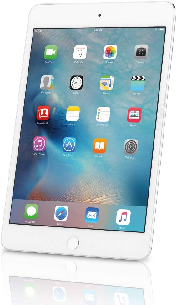 Apple iPad Mini 4, 64GB, Silver - WiFi (Renewed)