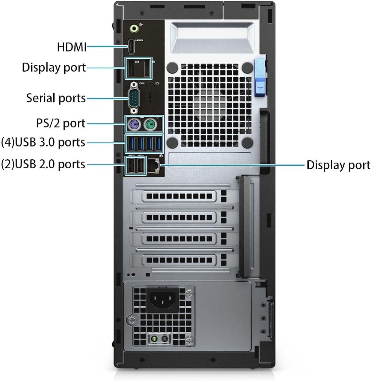 Dell Optiplex 7050 SFF Desktop PC Intel i7-7700 4-Cores 3.60GHz 32GB DDR4 1TB SSD WiFi BT HDMI Duel Monitor Support Windows 10 Pro Excellent Condition(Renewed)