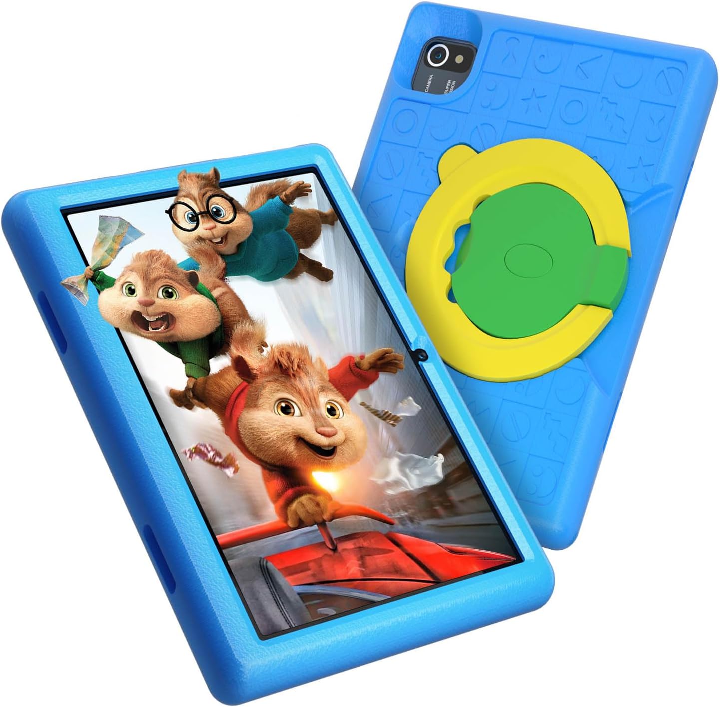 Tablet for Kids, 10 Inch Android 13 Kids Tablet with 6GB RAM+64GB ROM+128GB SD Expansion, 5000 mAh, Dual Camera, Tablet with Parent Control  Kids Education-Blue