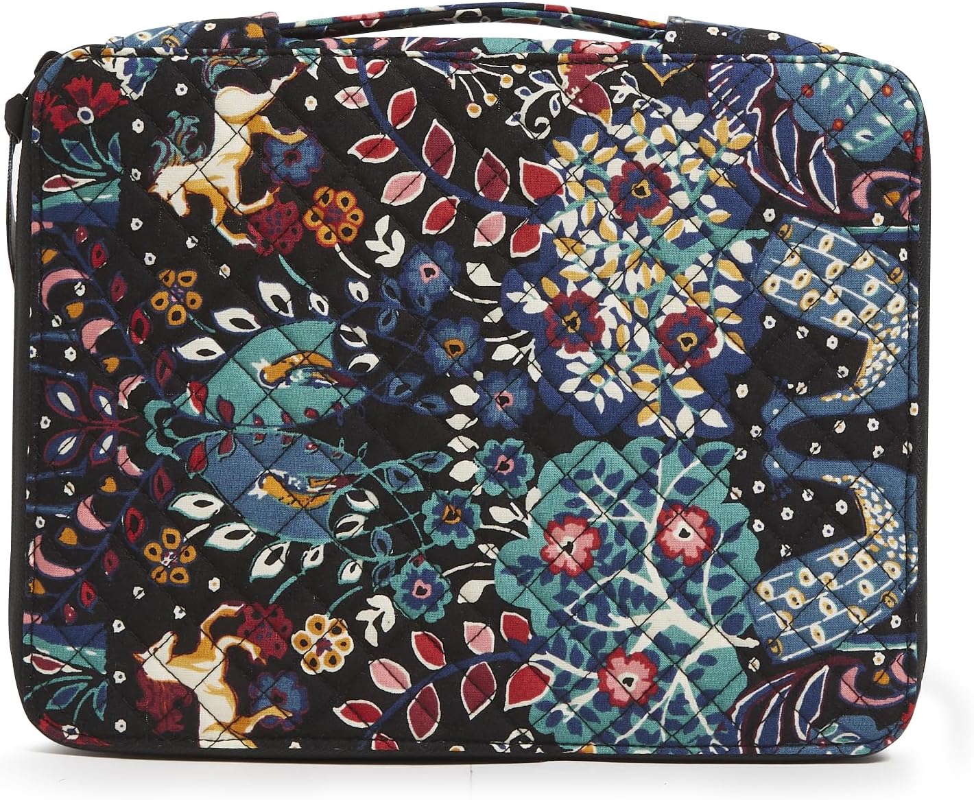 Vera Bradley Womens Cotton Tablet Organizer Tech Accessory, Enchantment, One Size