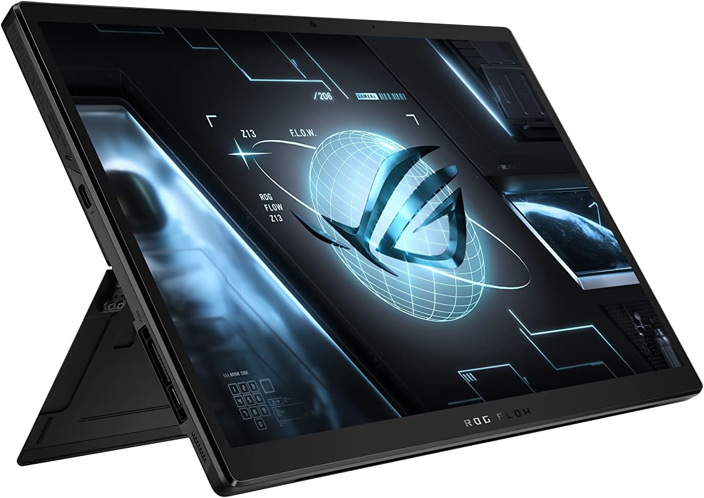 ASUS ROG Flow Z13 (2022) Gaming Laptop Tablet, 13.4” 120Hz IPS Type FHD 16:10 Display, Intel Core i5-12500H CPU, 16GB LPDDR5, 512GB PCIe SSD, Free Bundle Detachable RGB Keyboard, GZ301ZA-PS53, Black