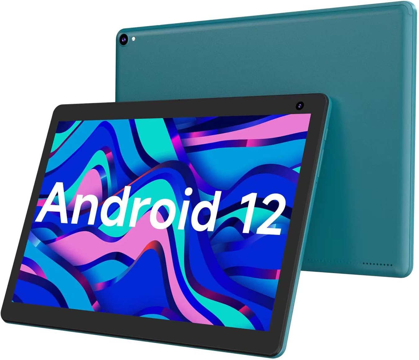 COOPERS Tablet 10 inch, Android 12 Tablet, 32GB ROM 512GB Expand Computer Tablets, Quad Core Processor 6000mAh Battery, 1280x800 IPS Touch Screen, 2+8MP Dual HD Camera, Bluetooth WiFi Tablet PC