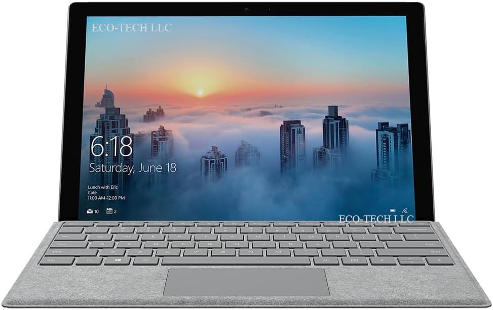 Microsoft Surface Pro 4 Tablet PC, 12.3 4K Touchscreen, Intel Core i5-6300U, 8GB RAM, 256GB SSD, Windows 10 Pro (Renewed)