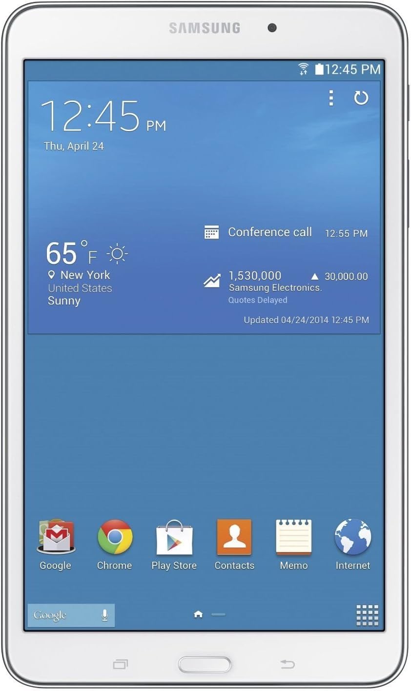 Samsung Galaxy Tab 4 SM-T330 16GB 8 Tablet - White (Renewed)