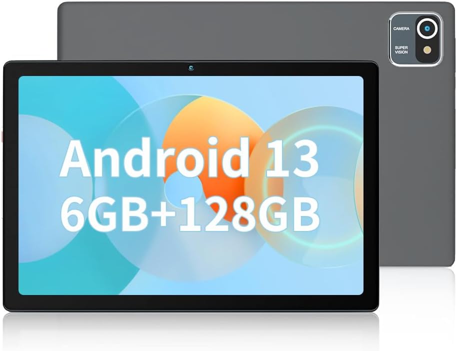 Tablet 10.1 Inch Android 12 Tablet, 2GB RAM 32GB ROM, 5000mAh Battery Quad Core IPS HD Touch Screen Tablets