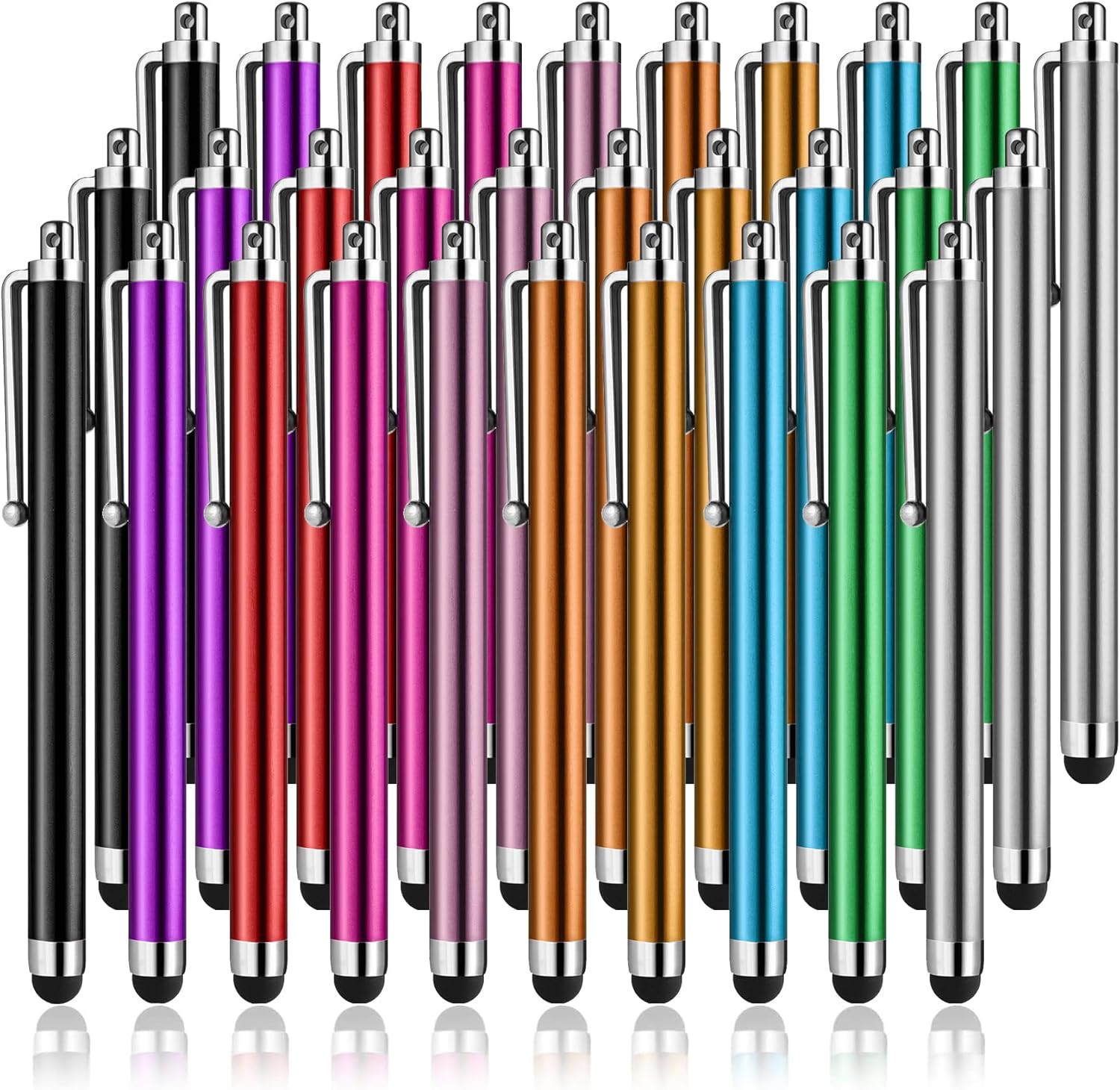 Stylus Pens for Touch Screens, Abiarst High Precision Universal Stylus for iPad iPhone Tablets Samsung Galaxy All Capacitive Touch Screens (10-Pack)