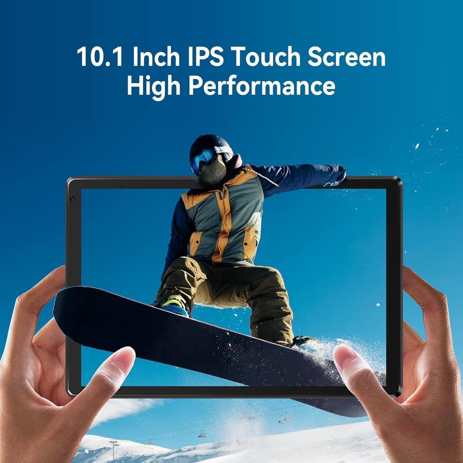 Android Tablet, 10 Inch Android 13 Tablet, 1280x800 IPS HD Touch Screen Tablet with Dual Camera, 8GB RAM 128GB ROM 1TB Expand Octa Core Tablet, Bluetooth, 5000mAh Battery