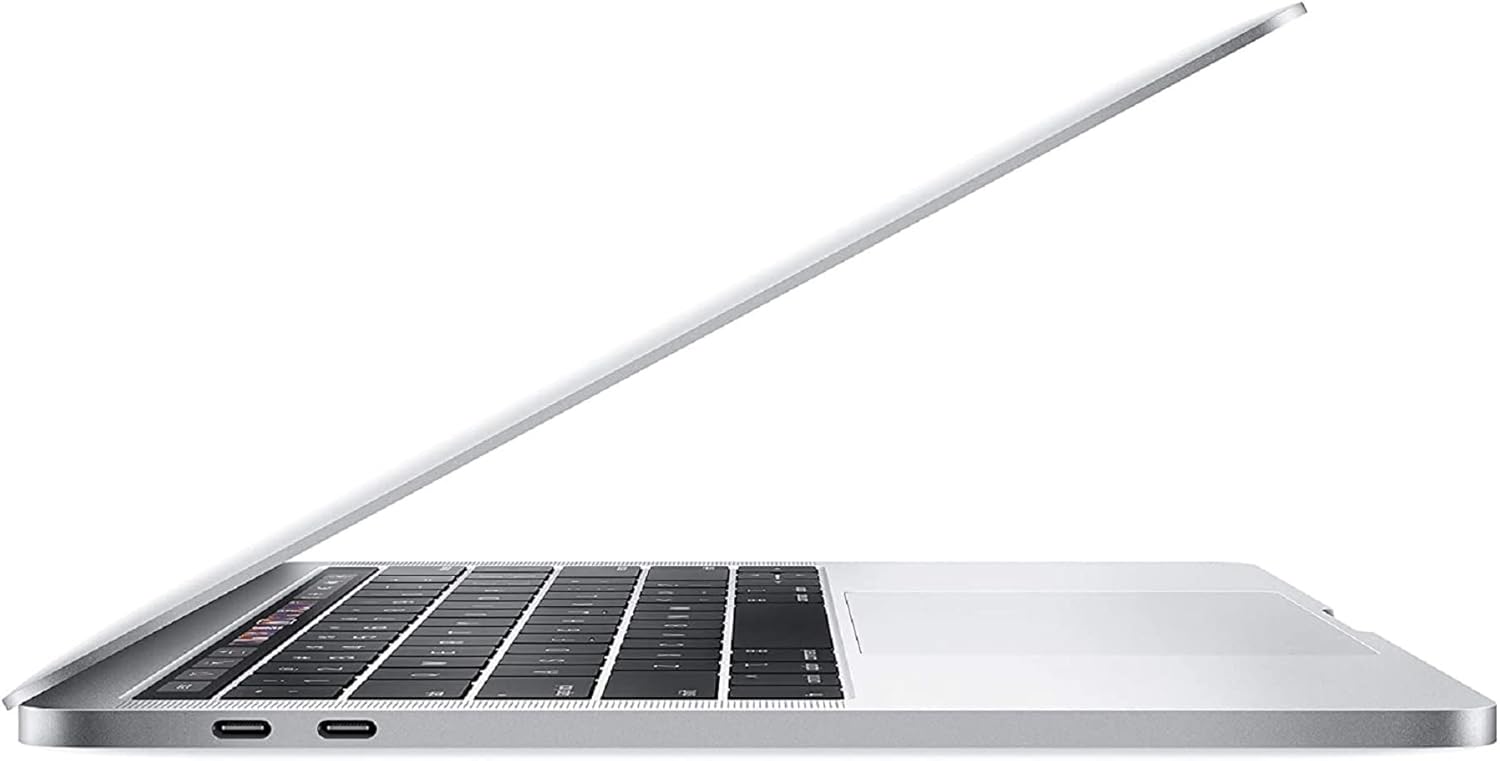 Apple MacBook Pro with Retina Display - Intel Core i5 Dual Core 2.3GHz, (13-inches, 16GB RAM, 256GB SSD) - Silver (Renewed)