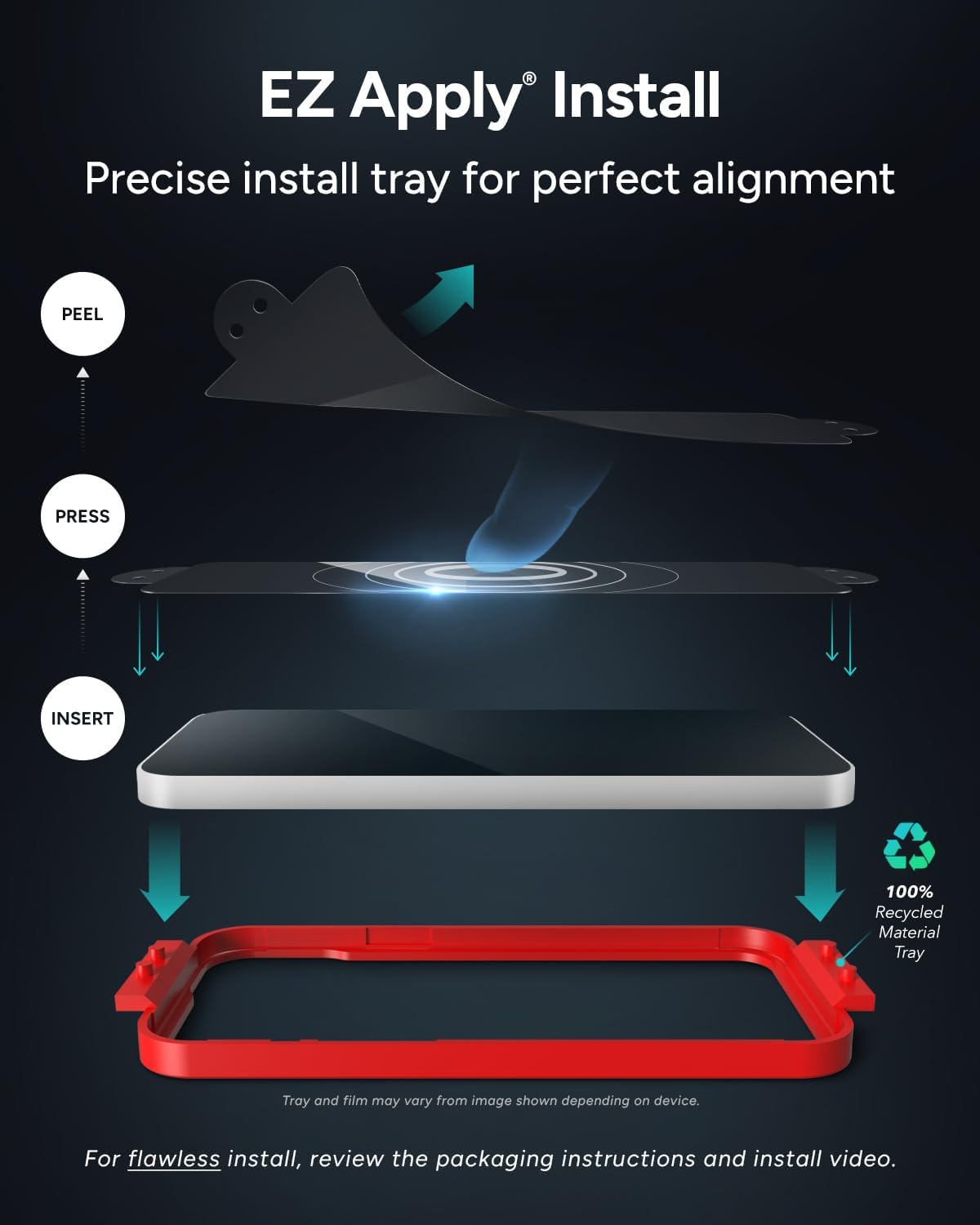 ZAGG Glass Elite iPad Pro 13 (M4) Screen Protector - Ultra-Strong, Scratch-Resistant, Smudge-Free, Easy Install, Eco-Friendly, Tempered Aluminosilicate Glass