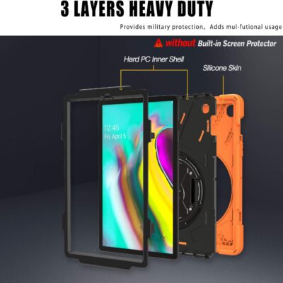 IVY 360 Degrees Kickstand Case Cover Compatible with Samsung Galaxy Tab Active 2 Review