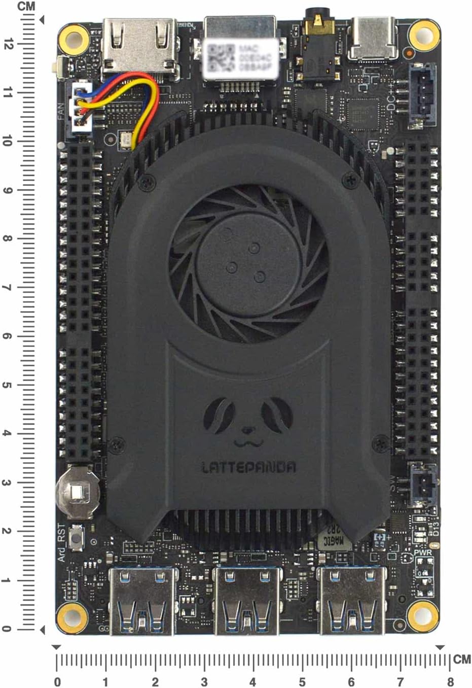 LattePanda 3 Delta 864-Pocket-Sized Windows 10  11/Linux Single Board Computer with Intel Celeron N5105, 8GB RAM+64GB eMMC, Wi-Fi 6(2.4G/5G), Dual M.2 Expansion and Dual 4K@60Hz Video Output