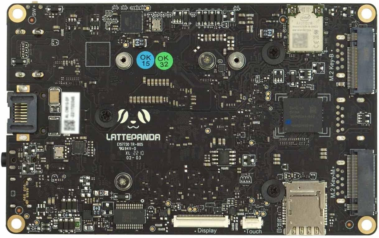 LattePanda 3 Delta 864-Pocket-Sized Windows 10  11/Linux Single Board Computer with Intel Celeron N5105, 8GB RAM+64GB eMMC, Wi-Fi 6(2.4G/5G), Dual M.2 Expansion and Dual 4K@60Hz Video Output